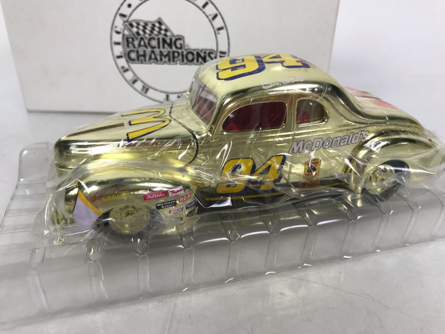 Stock Rod Gold Bill Elliot McDonalds NASCAR 50th 1940 Ford Coupe RC Mail Order Direct New Old Stock [Photo 6]