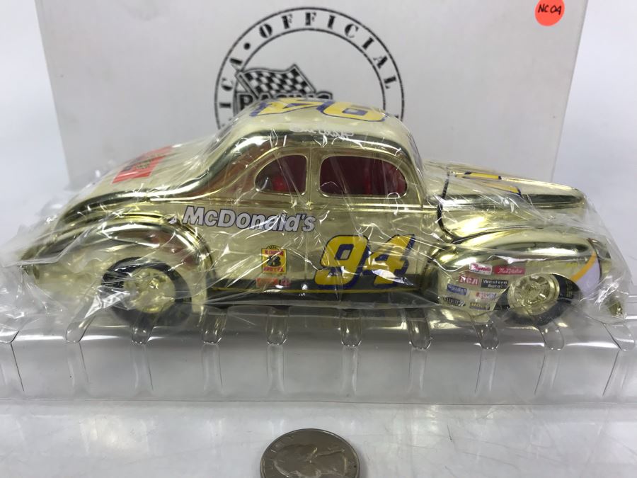 Stock Rod Gold Bill Elliot McDonalds NASCAR 50th 1940 Ford Coupe RC Mail Order Direct New Old Stock [Photo 2]