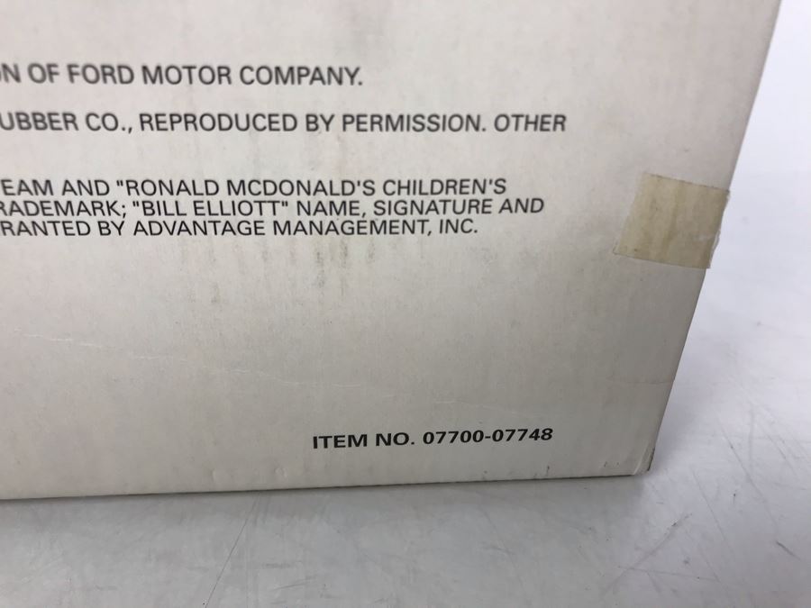 Stock Rod Gold Bill Elliot McDonalds NASCAR 50th 1940 Ford Coupe RC Mail Order Direct New Old Stock [Photo 12]