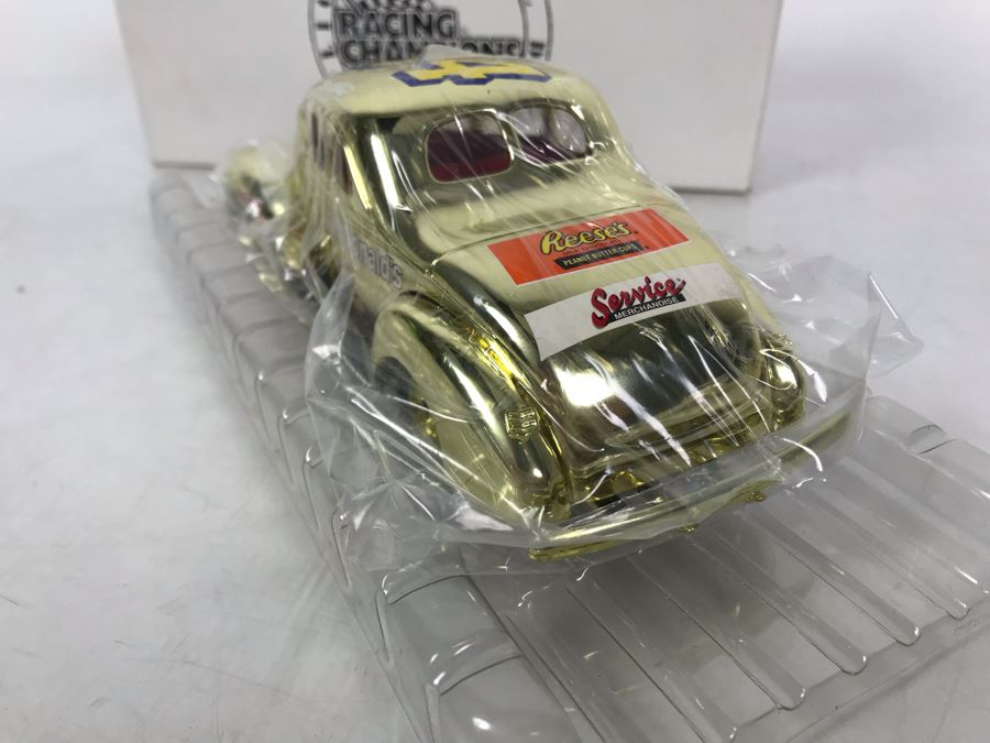 Stock Rod Gold Bill Elliot McDonalds NASCAR 50th 1940 Ford Coupe RC Mail Order Direct New Old Stock [Photo 7]