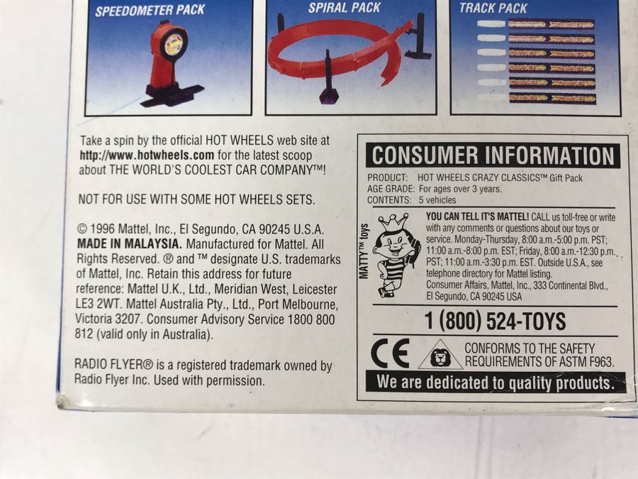 Pair Of New Old Stock Hot Wheels Crazy Classics [Photo 10]