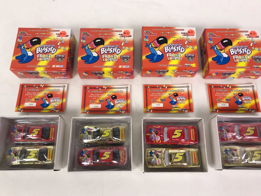 (4) Limited Edition Racing Champions Cars Stock Rods 1:64 Scale 1969 Chevy Camaro [Photo 2]