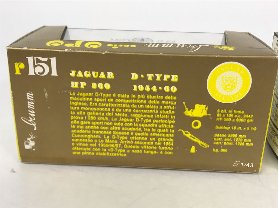 Pair Of Brumm Diecast Model Jaguar Cars Made In Italy In Original Boxes [Photo 15]