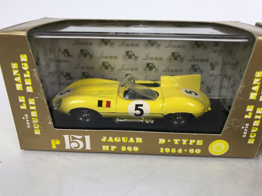 Pair Of Brumm Diecast Model Jaguar Cars Made In Italy In Original Boxes [Photo 4]