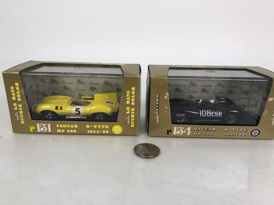 Pair Of Brumm Diecast Model Jaguar Cars Made In Italy In Original Boxes [Photo 2]
