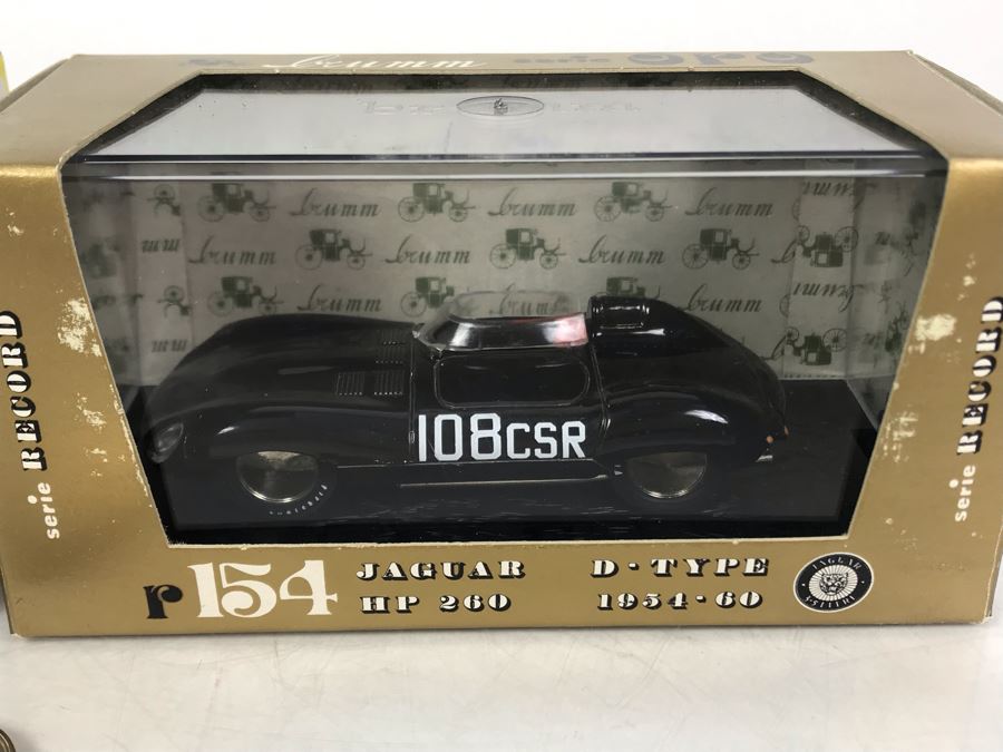 Pair Of Brumm Diecast Model Jaguar Cars Made In Italy In Original Boxes [Photo 7]