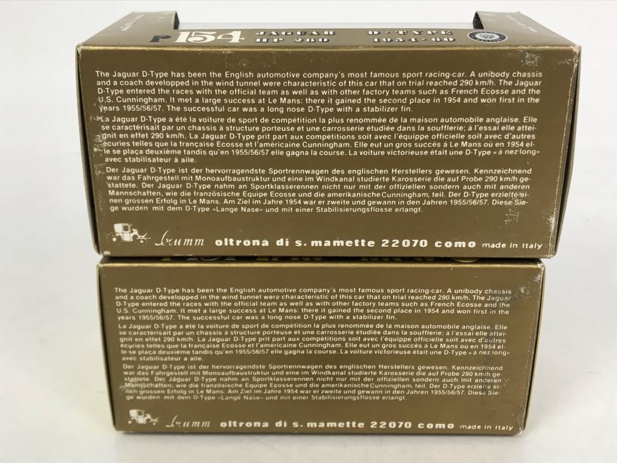 Pair Of Brumm Diecast Model Jaguar Cars Made In Italy In Original Boxes [Photo 18]