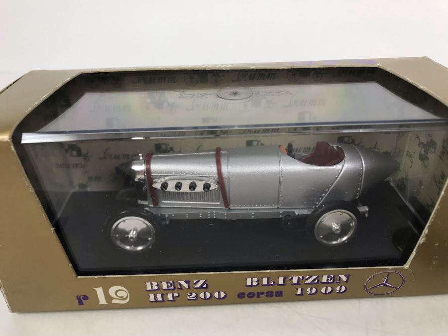 Pair Of Brumm Diecast Model Mercedes Benz Cars Made In Italy In Original Boxes [Photo 4]