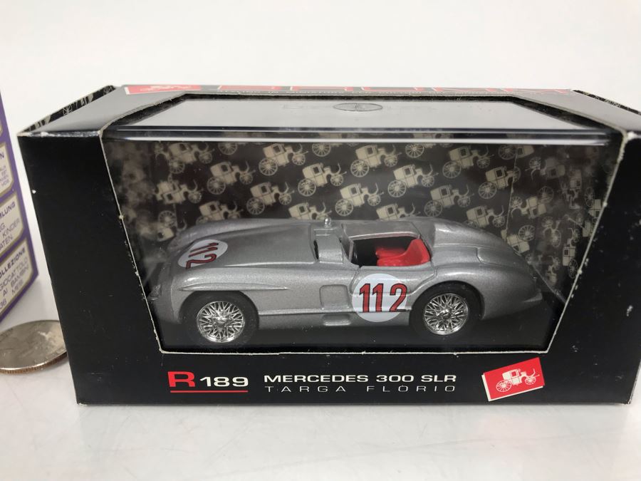 Pair Of Brumm Diecast Model Mercedes Benz Cars Made In Italy In Original Boxes [Photo 8]