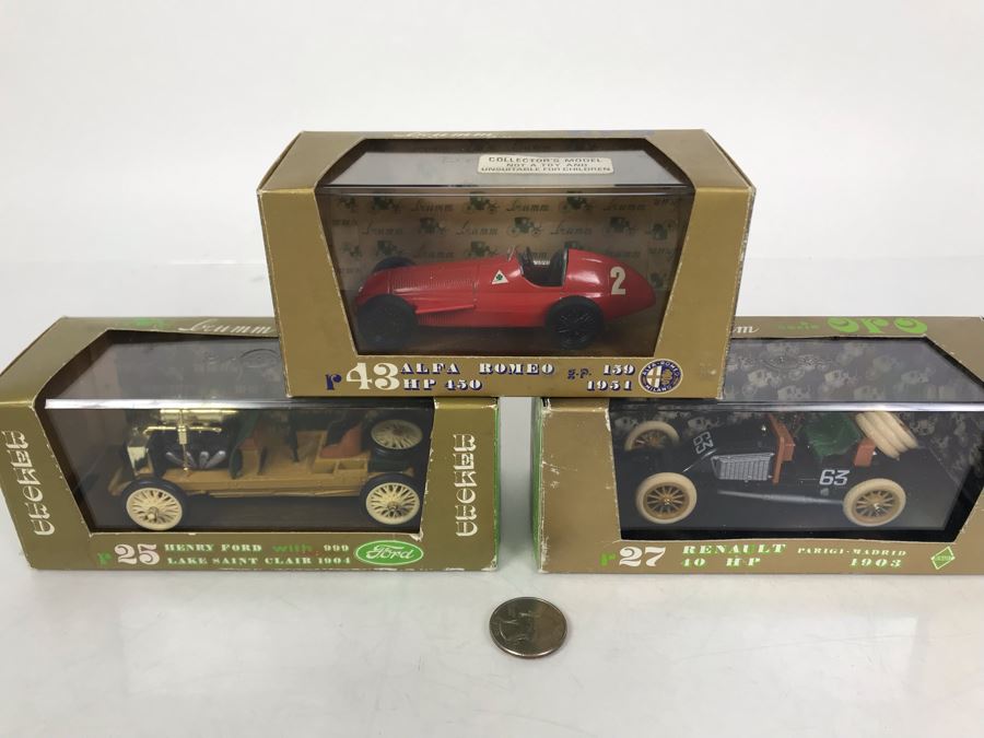 Collection Of (3) Brumm Diecast Model Cars Made In Italy In Original Boxes [Photo 2]