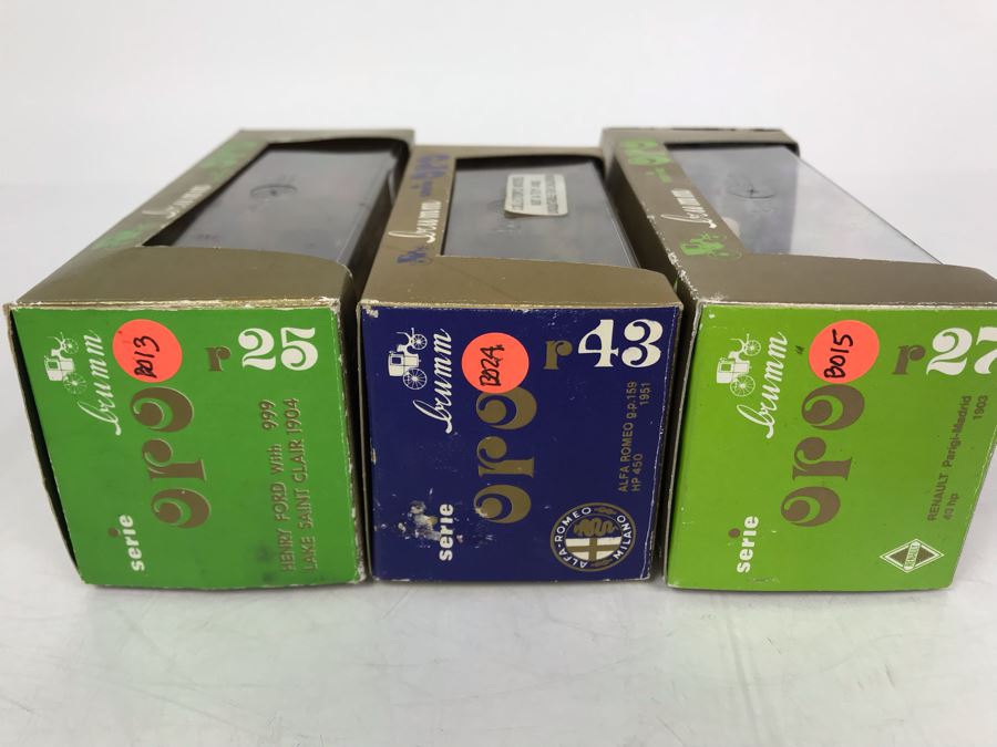 Collection Of (3) Brumm Diecast Model Cars Made In Italy In Original Boxes [Photo 12]
