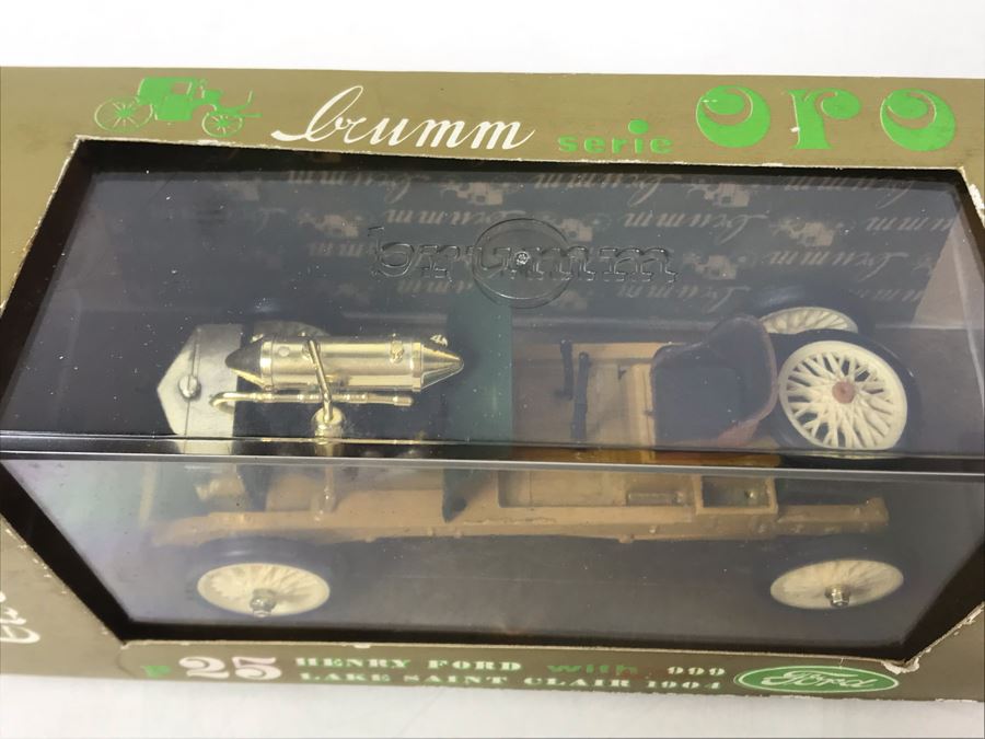 Collection Of (3) Brumm Diecast Model Cars Made In Italy In Original Boxes [Photo 11]