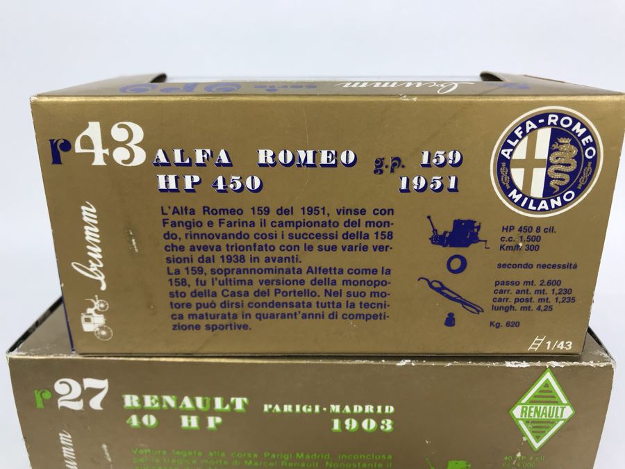 Collection Of (3) Brumm Diecast Model Cars Made In Italy In Original Boxes [Photo 14]