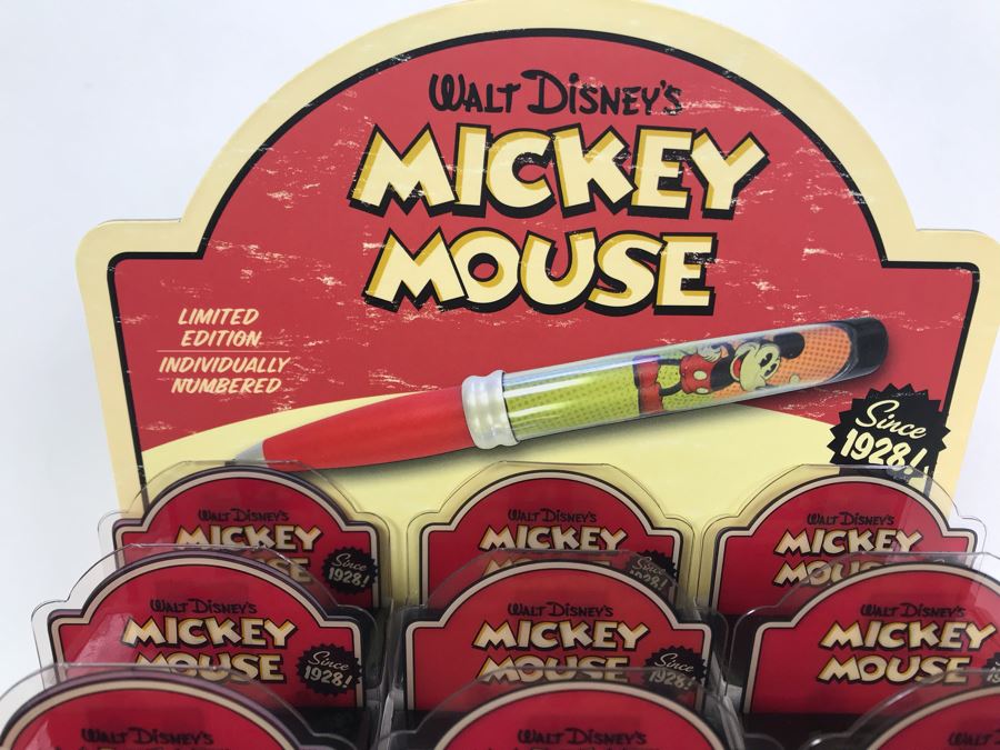 Collectible Walt Disney's Mickey Mouse Pod Pens - 12 Pens Total With Store Merchandiser [Photo 7]