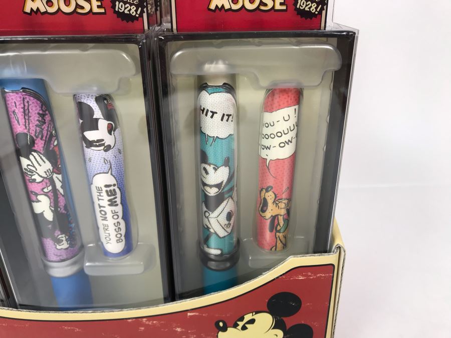 Collectible Walt Disney's Mickey Mouse Pod Pens - 12 Pens Total With Store Merchandiser [Photo 6]