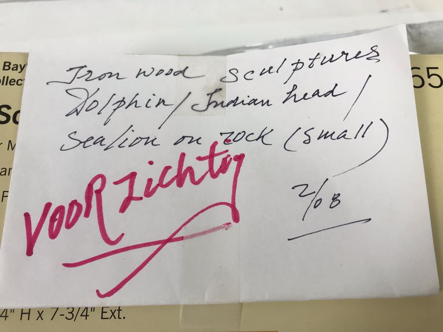 Vintage Seri Indians Ironwood Large Carving Dolphin Sculpture 7W X 14H [Photo 13]