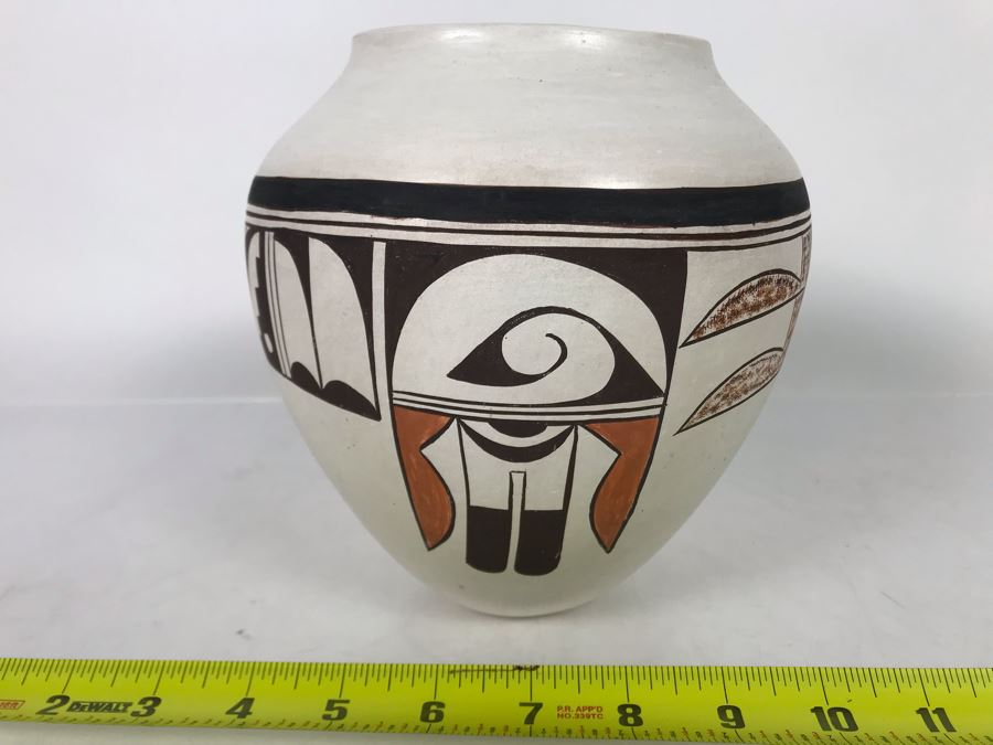 Vintage Norma Ami Hopi Native American Pottery Pot 7 X 7 [Photo 1]