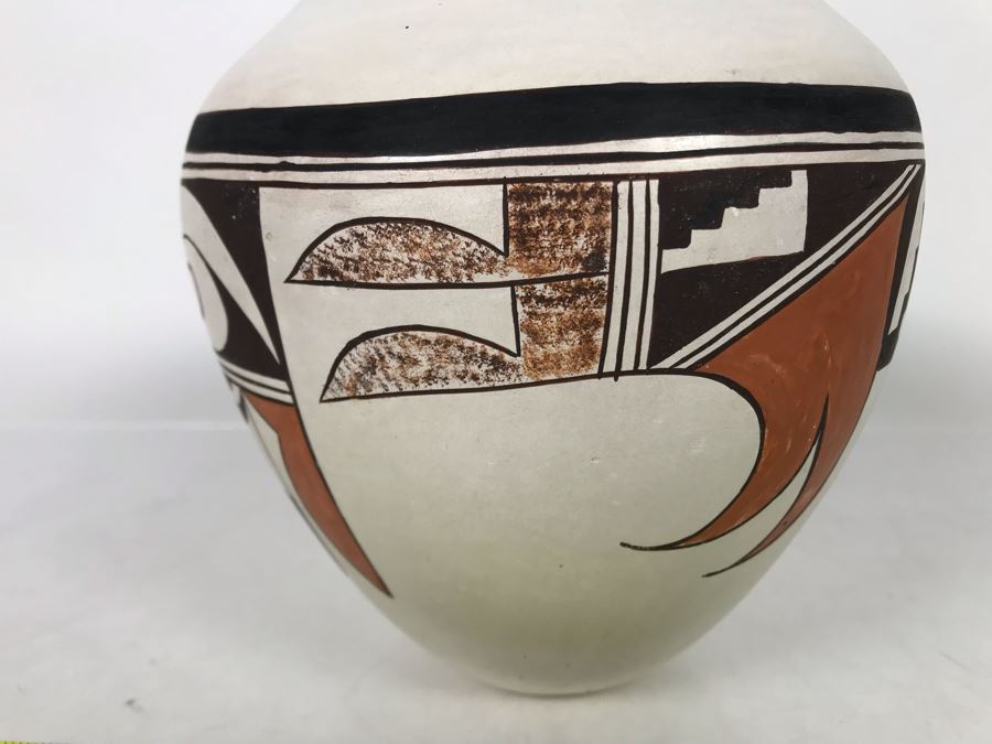 Vintage Norma Ami Hopi Native American Pottery Pot 7 X 7 [Photo 5]