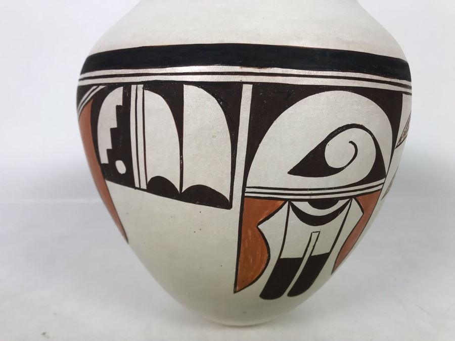 Vintage Norma Ami Hopi Native American Pottery Pot 7 X 7 [Photo 9]