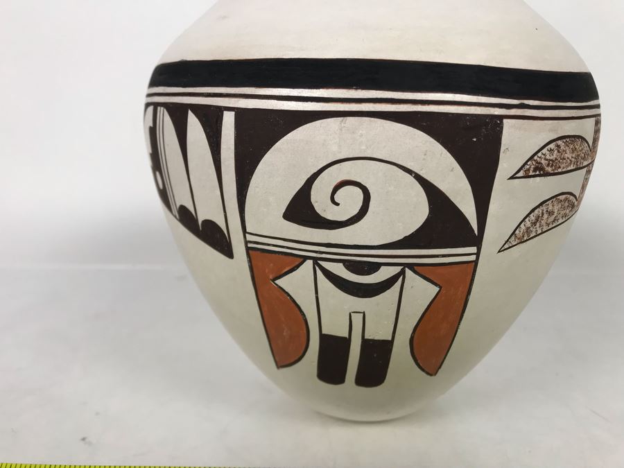 Vintage Norma Ami Hopi Native American Pottery Pot 7 X 7 [Photo 6]