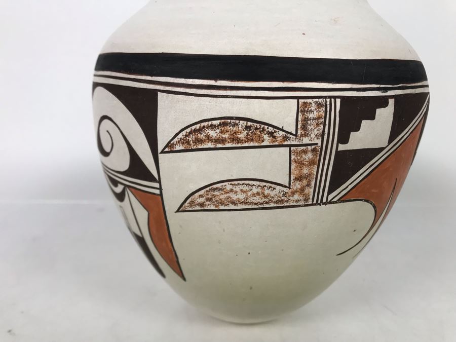 Vintage Norma Ami Hopi Native American Pottery Pot 7 X 7 [Photo 8]