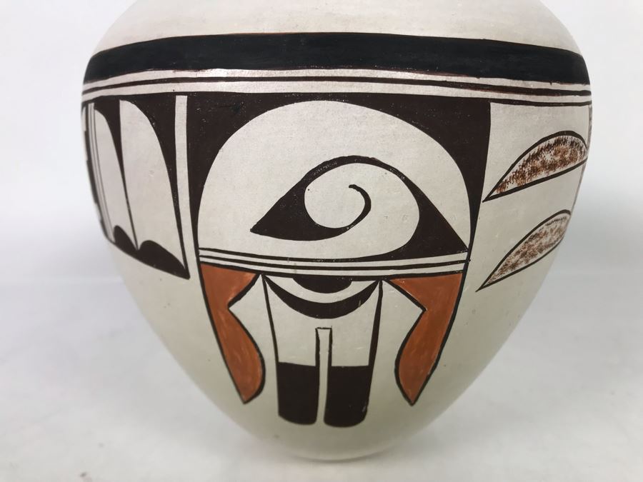 Vintage Norma Ami Hopi Native American Pottery Pot 7 X 7