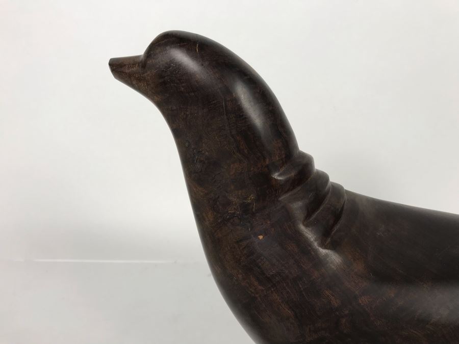 Vintage Seri Indians Ironwood Large Carving Seal Sculpture 14W X 10.5H [Photo 7]