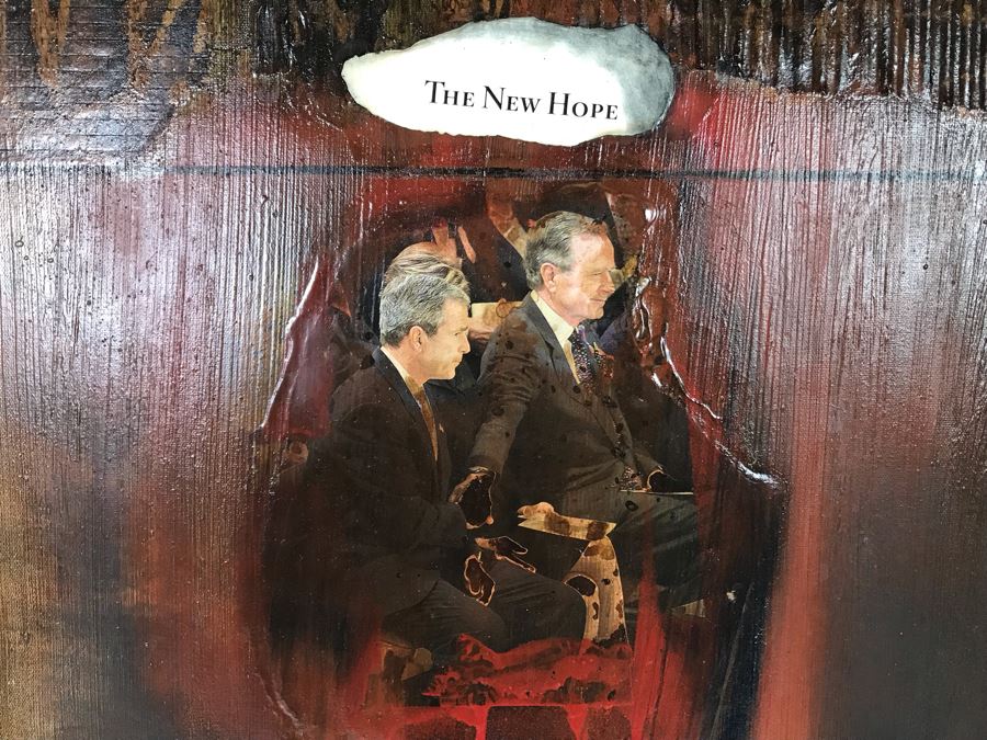 Original Signed Mixed Media Artwork By Iraqi Artist 20 X 28 [Photo 3]