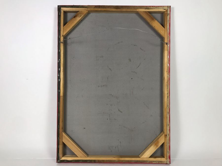 Original Signed Mixed Media Artwork By Iraqi Artist 20 X 28 [Photo 14]