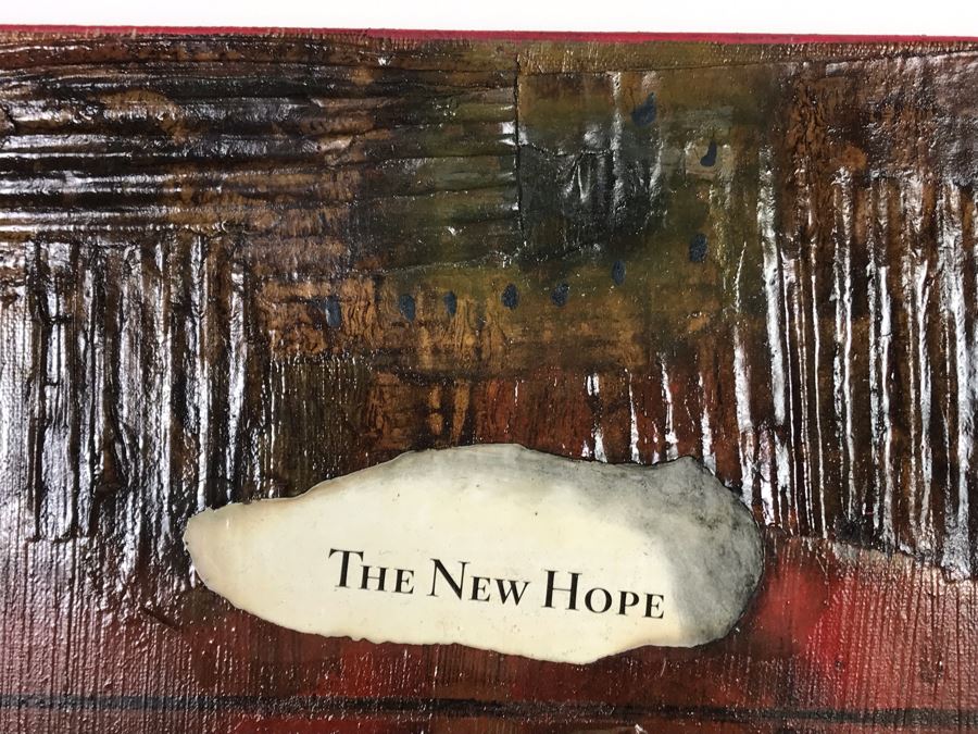 Original Signed Mixed Media Artwork By Iraqi Artist 20 X 28 [Photo 12]