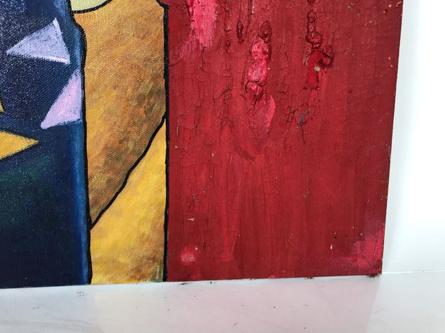 Original Signed Artwork By Iraqi Artist 20 X 24 [Photo 9]