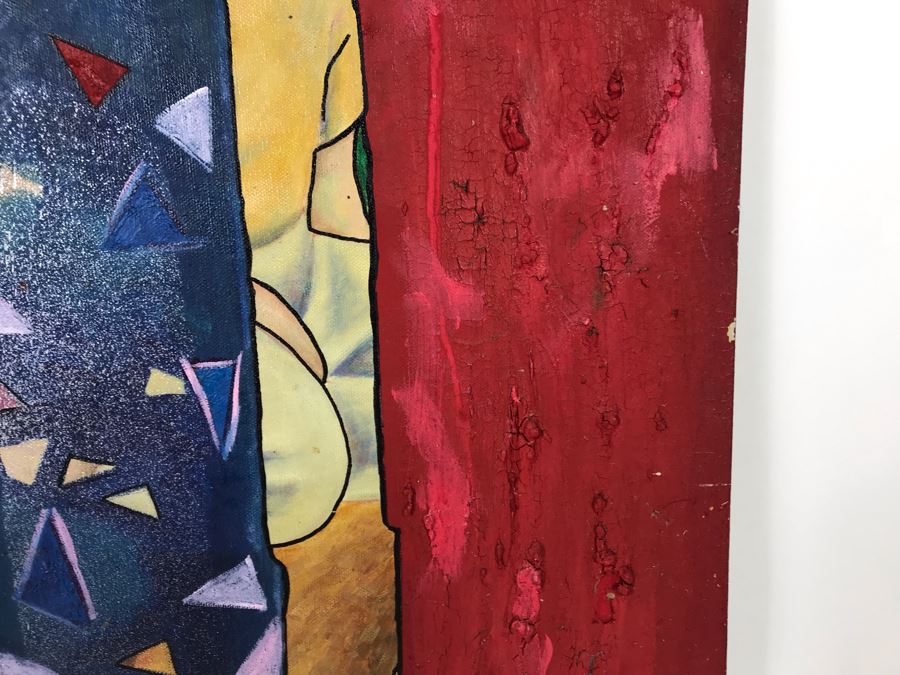 Original Signed Artwork By Iraqi Artist 20 X 24 [Photo 8]