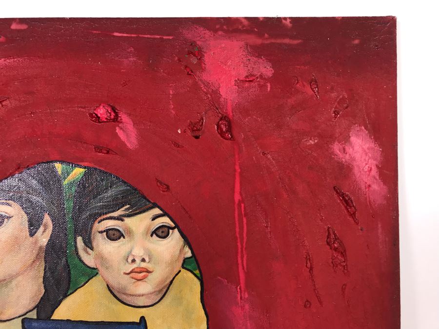 Original Signed Artwork By Iraqi Artist 20 X 24 [Photo 7]