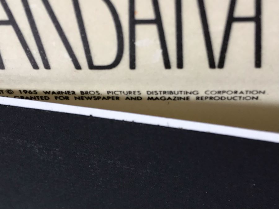 Vintage 1965 Dave Clark 5 'Having A Wild Weekend' Movie Poster On Board 18 X 40 [Photo 14]