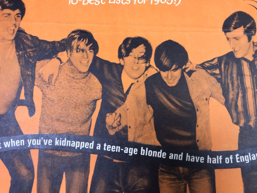 Vintage 1965 Dave Clark 5 'Having A Wild Weekend' Movie Poster On Board ...