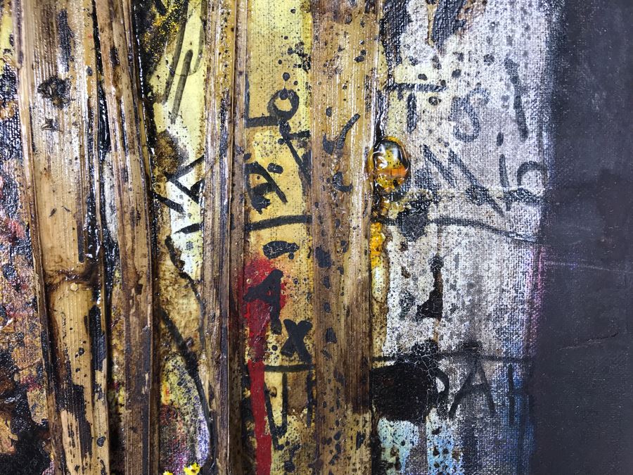 Original Signed Mixed Media Artwork By Iraqi Artist 22 X 28 [Photo 7]