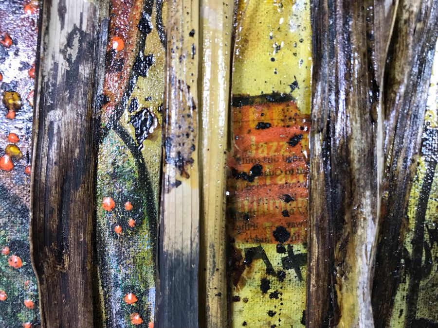 Original Signed Mixed Media Artwork By Iraqi Artist 22 X 28 [Photo 5]