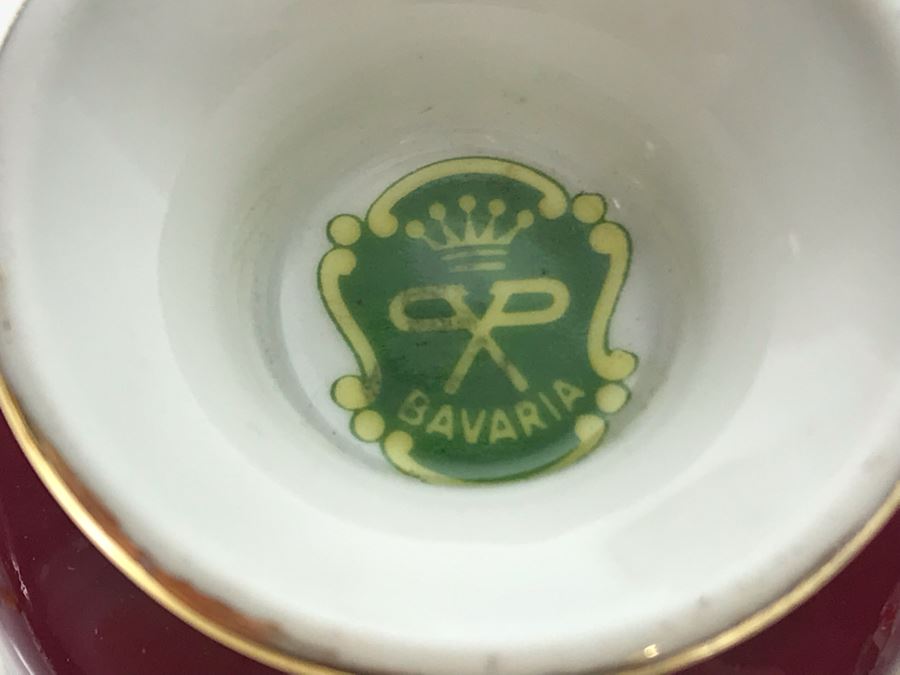 Limoges France Footed Trinket Box And (3) European Demitasse Cups And Saucers [Photo 19]