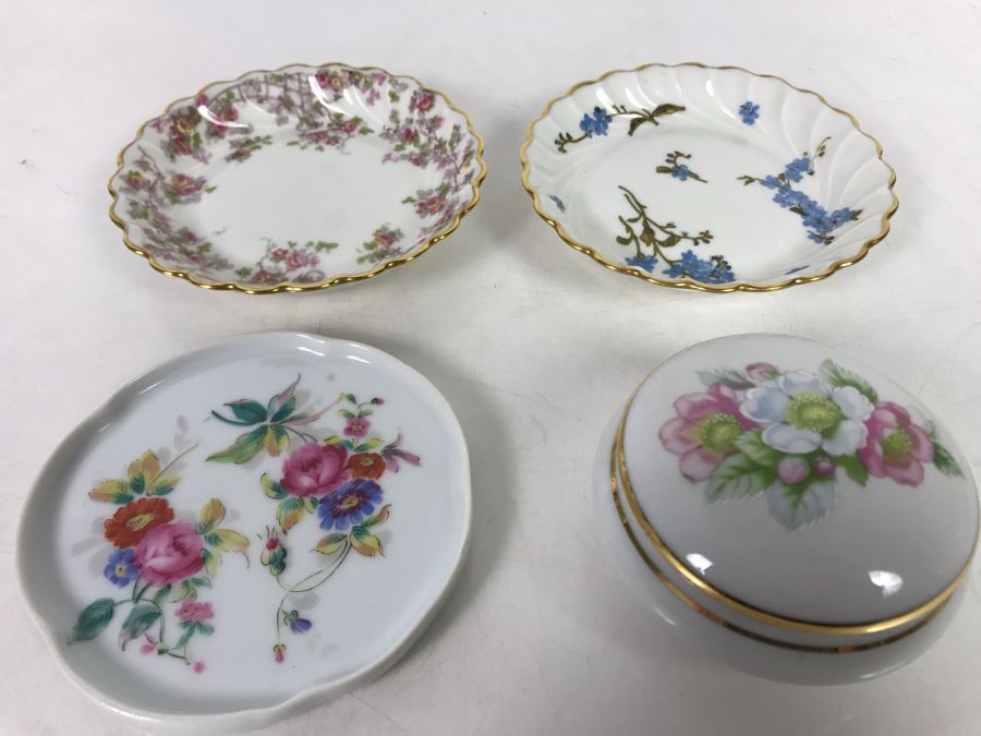 Collection Of Limoges France Trays And Trinket Box [Photo 2]