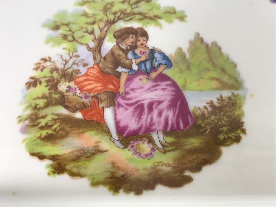 Pair Of Limoges France Trays - Larger Is 7 X 4 [Photo 5]