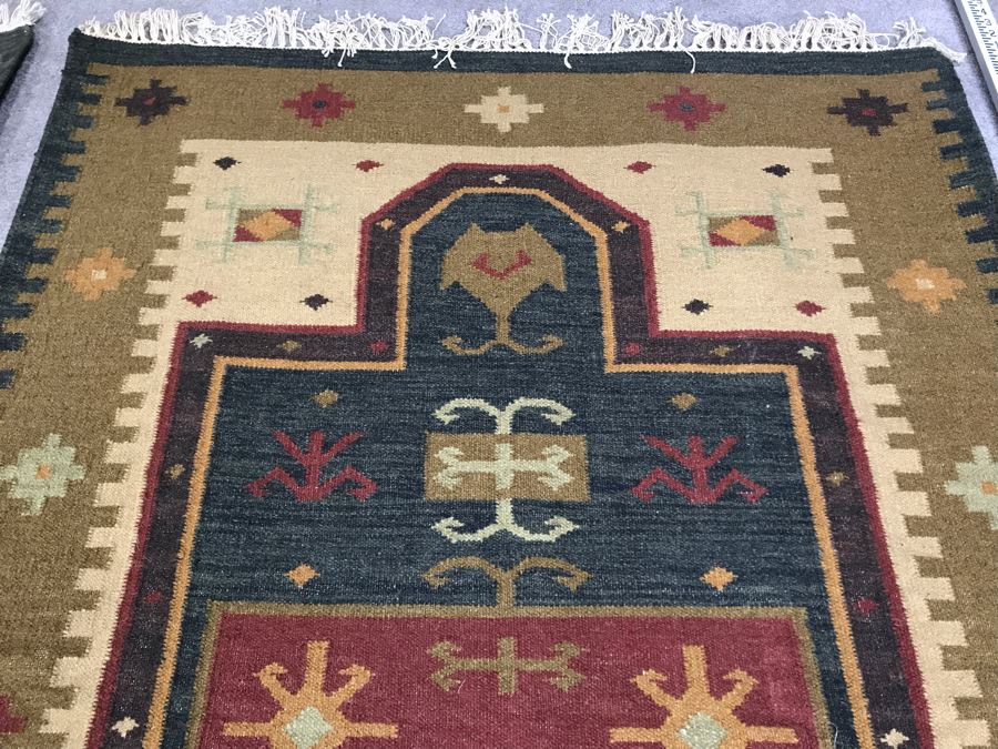 Pair Of Wool Area Rugs From India 6' X 4'1' [Photo 8]