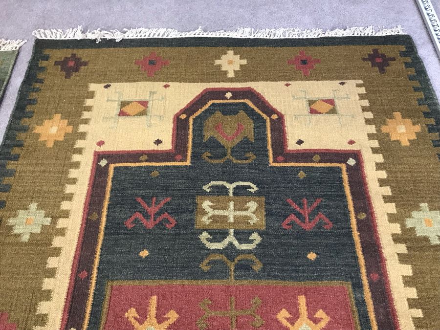 Pair Of Wool Area Rugs From India 6' X 4'1' [Photo 12]
