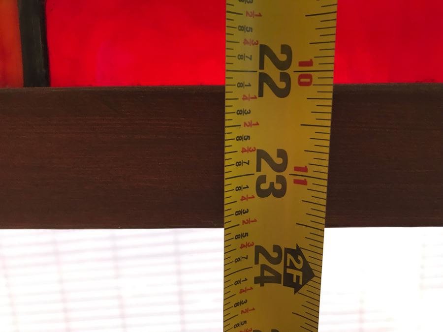 One-Of-A-Kind Hand Crafted Artist Stained Glass Window By Maria Christina Becker 23 X 23 [Photo 8]