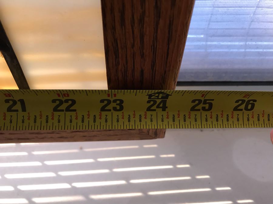 One-Of-A-Kind Hand Crafted Artist Stained Glass Window Depicting Native American Basket Weaving By Maria 'Rita' Becker 24 X 32 [Photo 14]