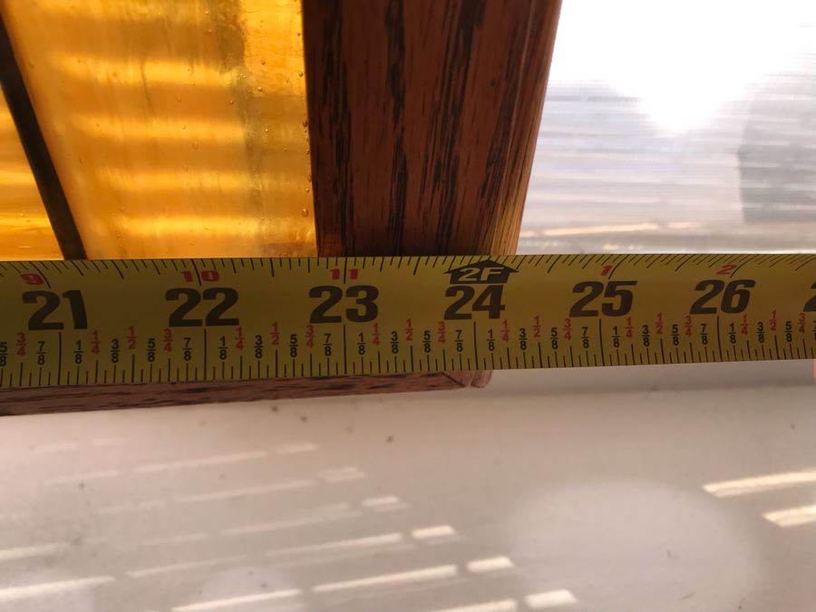 One-Of-A-Kind Hand Crafted Artist Stained Glass Window By Maria 'Rita' Becker 24 X 32 [Photo 12]