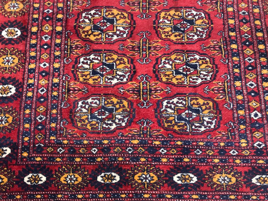 Vintage Hand Knotted Wool Turkish Persian Area Rug 6'2' X 4'2' [Photo 12]