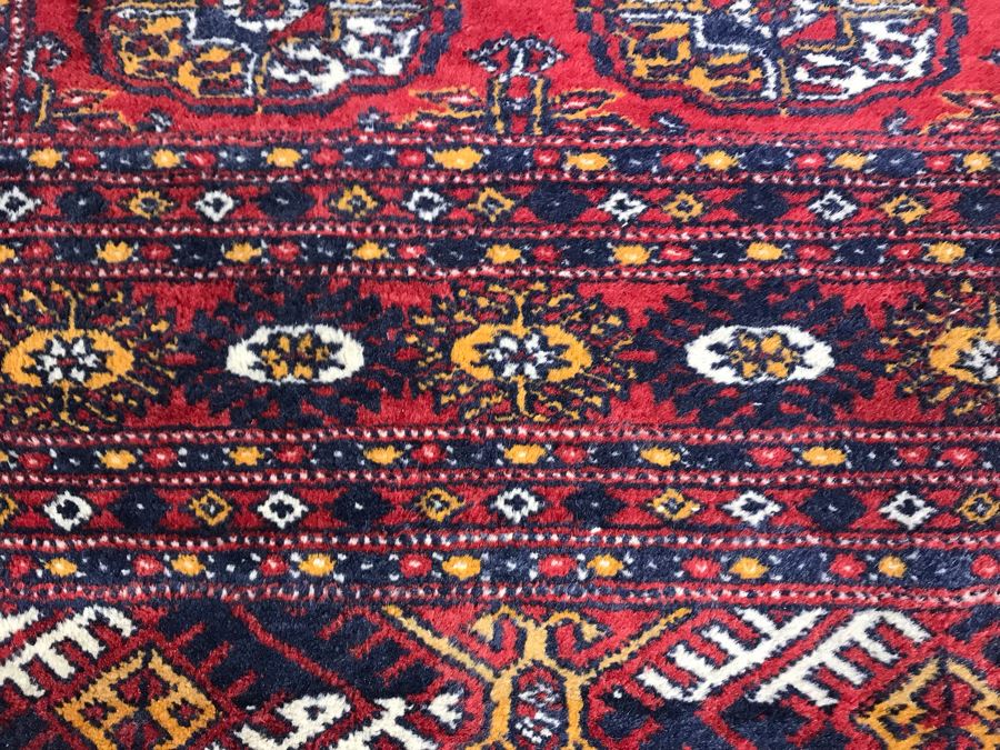 Vintage Hand Knotted Wool Turkish Persian Area Rug 6'2' X 4'2' [Photo 11]