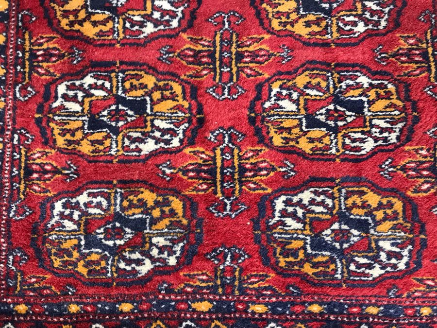 Vintage Hand Knotted Wool Turkish Persian Area Rug 6'2' X 4'2' [Photo 13]