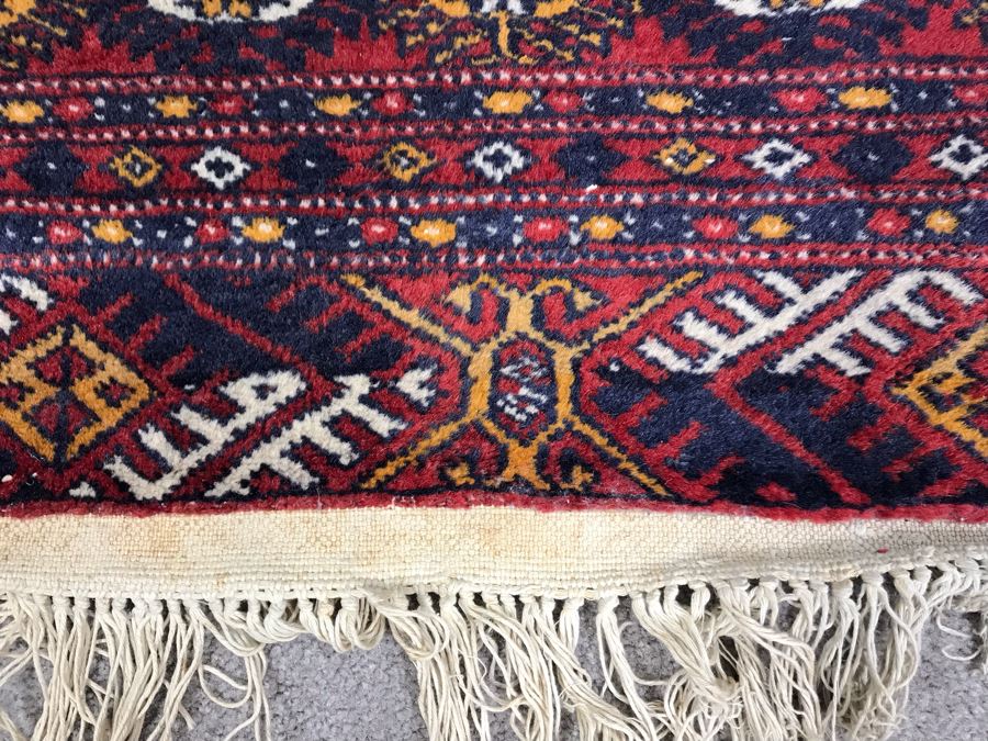 Vintage Hand Knotted Wool Turkish Persian Area Rug 6'2' X 4'2' [Photo 10]