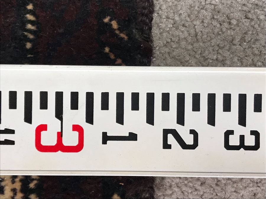 Vintage Hand Knotted Wool Persian Area Rug 5'2' X 3'2' [Photo 16]